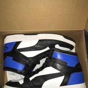 Puma Rebound Layup Dual Basketball Mid Top Sneaker